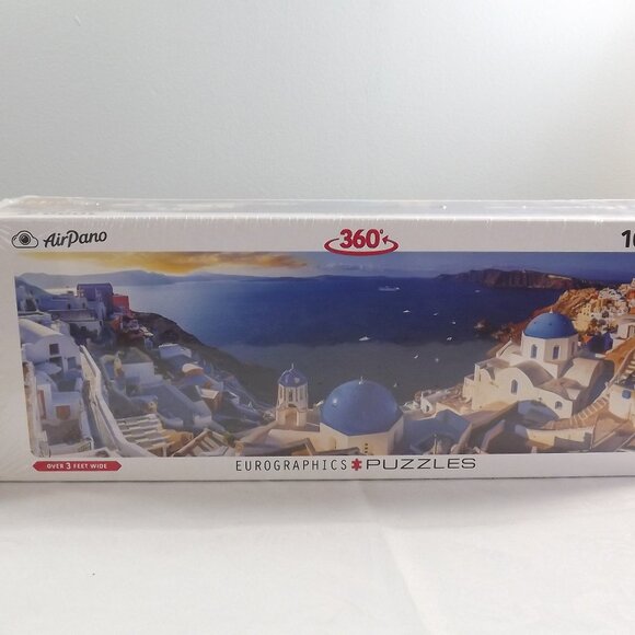 Eurographics Santorini Greece 1000 piece Puzzle - Picture 1 of 4